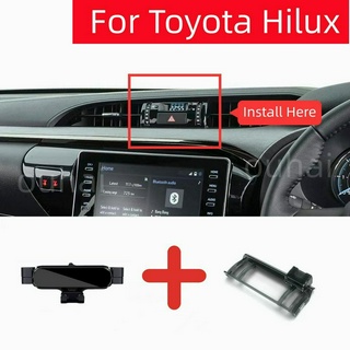 ขาตั้งโทรศัพท์มือถือ GPS หมุนได้ อุปกรณ์เสริม สําหรับ Toyota Hilux 2017-2021 2022 2023