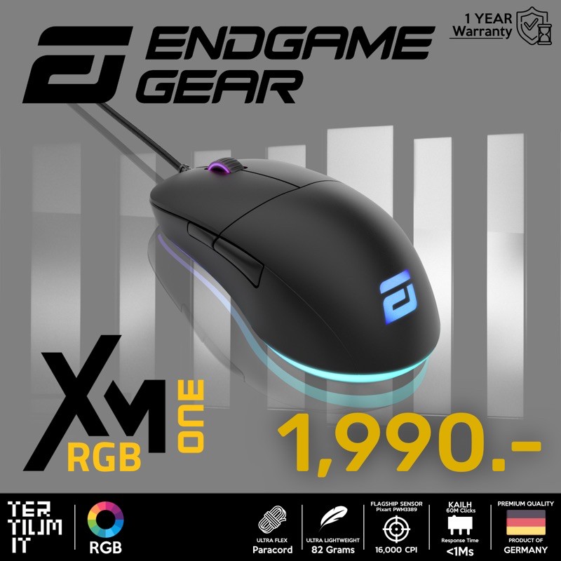 Endgamegear Xm1 Rgb Gaming Mouse Shopee Thailand