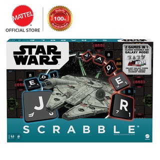 Mattel Scrabble Star Wars Edition เกมต่อคำภาษาอังกฤษ สแคร็บเบิลรุ่นสตาร์วอร์ส (GYM75 CH)