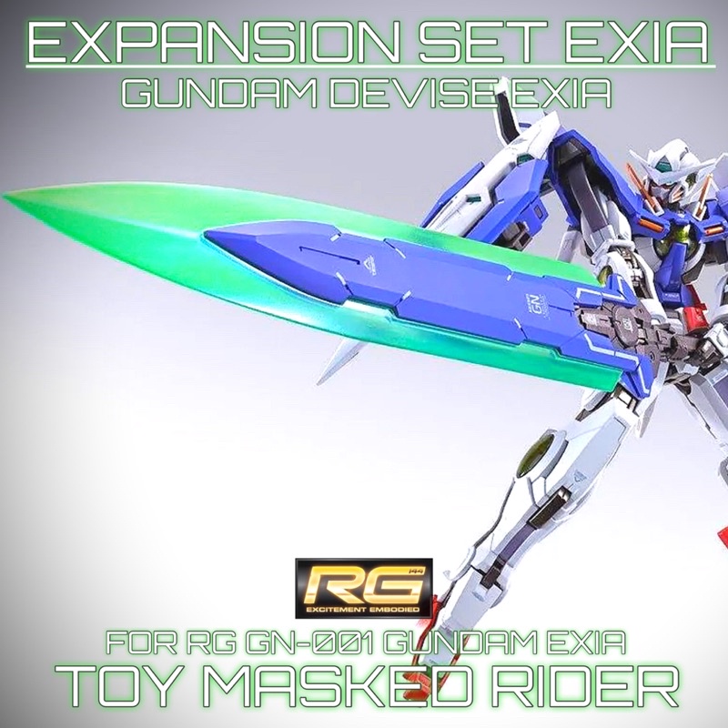 🟦⬜️ชุดแต่ง GUNDAM DEVISE EXIA FOR RG HG 1/144 GN-001 GUNDAM EXIA