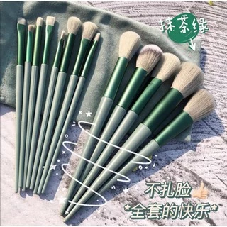 ส่งฟรี/ส่ง​ไว​ แปรงแต่งหน้า 13 ชิ้นสุดหรู ปัดแก้ม ทาตา เกลี่ยรองพื้น ขนนุ่ม (ไม่มีกล่อง)​