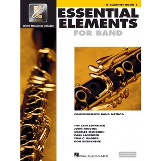 หนังสือเรียนดนตรี ESSENTIAL ELEMENTS FOR BAND – Bb CLARINET BOOK 1 WITH EEI