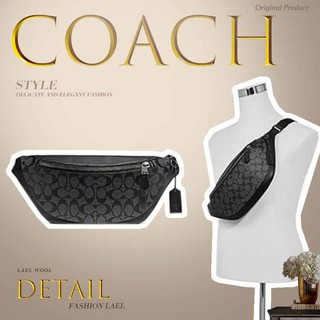 🔥พร้อมส่ง🔥ของแท้💯% Coach Waist Bag F78777 F79037 F69305 กระเป๋าคาดอก F79149  กระเป๋าคาดเอวผู้ชาย
