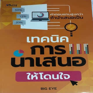 หนังสือ เทคนิคการนำเสนอให้โดนใจ I จิตวิทยา พัฒนาตนเอง ศิลปะการพูด เทคนิคการพูด การเจรจาต่อรอง