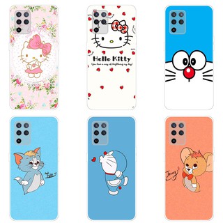 ซิลิโคน TPU Case OPPO A94 ปลอกทาสีการ์ตูนเคลื่อนไหวสำหรับ OPPOA94 A 94 เคสแบบนุ่ม