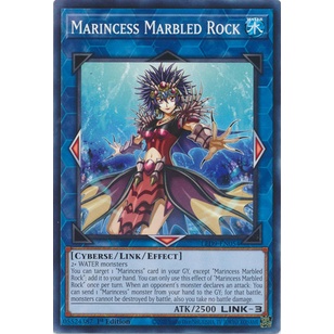 Yugioh Marincess Marbled Rock Card - LED9-EN054 - Super Rare 1st Edition