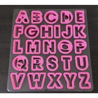 Alphabet A-Z Cutter Set 5cm.