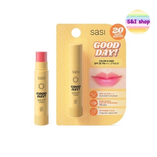 ลิป บาล์ม sasi good day color &amp; care SPF 30 PA+++ ชมพู