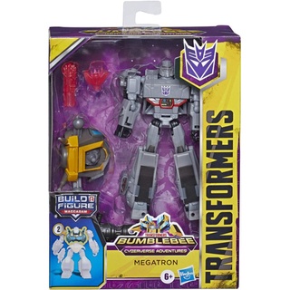 Transformers Bumblebee Cyberverse Adventures Toys Deluxe Class Megatron Action Figure, With Build-A-Figure Piece, 5-inch