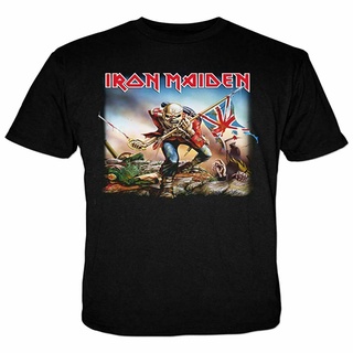 ขายดี เสื้อยืด พิมพ์ลาย Iron Maiden The Trooper IJffhh52OBfann49 สไตล์คลาสสิก