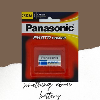 ถ่าน Panasonic CR123A Lithium 3V จำนวน 1 ก้อน แท้ 100%