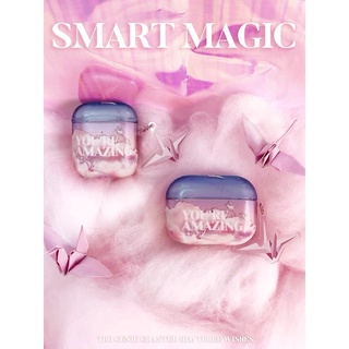 (Pre-order) เคสสีพาสเทล ฟุ้งๆม่วงชมพู Smart Magic จากแบรนด์ JOEJOE STUDIO