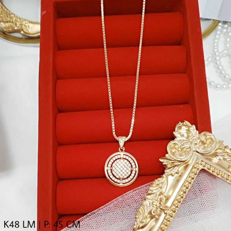 Xuping สร้อยคอผู้หญิง/สร้อยคอ Xuping/สร้อยคอผู้หญิง/K48-49 LM สร้อยคอ
