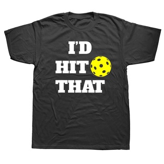 [COD]เสื้อยืดแขนสั้น ผ้าฝ้าย พิมพ์ลาย Pickleball IM Hit That แฟชั่นฤดูร้อน สําหรับผู้ชายS-5XL