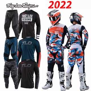 2022 Troy Lee Desgins ชุดอุปกรณ์เกียร์สําหรับรถมอเตอร์ไซค์วิบาก