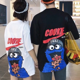 เสื้อ Oversize : เมโม่ cookie justeat it👾🍪🍩