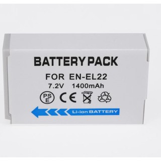 แบตกล้อง NIKON EN-EL22 for Nikon 1 J2, Nikon S2  รายละเอียดสินค้า  Brand	OEM Type	Li-ion Battery Package	PE bag+printed