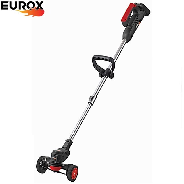 🔥ถูกสุด🔥EUROX เครื่องตัดหญ้าแบตเตอรี่ รุ่น 21V II SUPER BLACK ใบตัด 8 นิ้ว เครื่องตัดหญ้าไร้สาย เครื