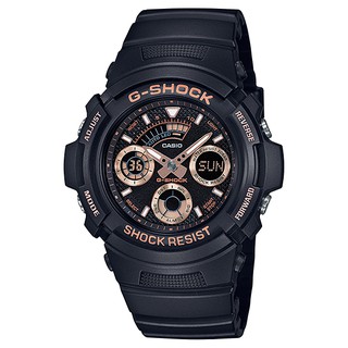 นาฬิกา Casio G-Shock Special Color BLACK&amp;GOLD XTRA Color series รุ่น AW-591GBX-1A4 ของแท้ รับประกัน1ปี