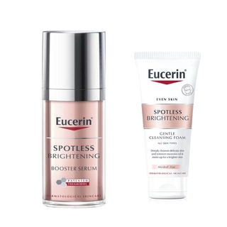 Eucerin Spotless Brightening SET ยูเซอรีน สปอตเลส ไบรท์เทนนิ่ง เซ็ท (เซรั่ม 30มล + โฟมล้างหน้า 50มล)