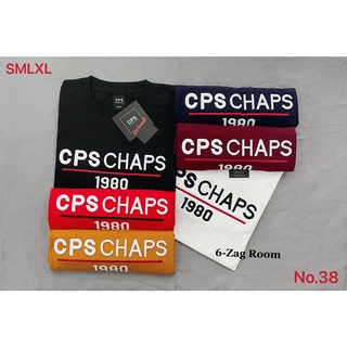 🆕 เสื้อยืดงานป้าย-งานปักนูน CPS CHAP 1980 Cotton 100%  (SMLXL) No.38