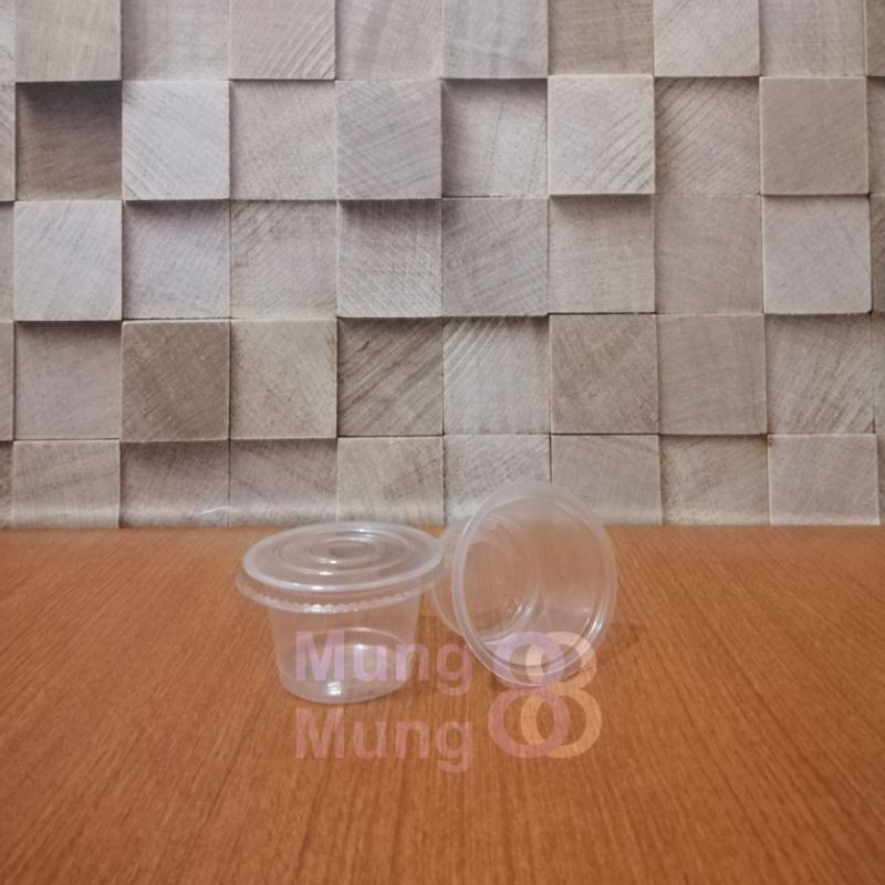 Agar Cup / Pudding Glass / Jelly Cup เนื้อหา 90ml 100 ชิ้น