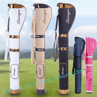 TTYGJ is super light! Golf bag mens and womens cue bag can hold 6-7 clubs driving range portable supplies cue bag ZN7V