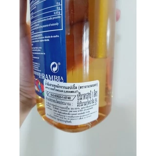 แอปเปิ้ลไซเดอร์ เวเนก้า{แพ็คคู่2ขวด} (คีโต) APPLE CIDER VINEGAR 1,000ml ( La Rambla)