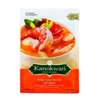 กนกวรรณ Kanokwan Tom Yum Paste เครื่องต้มยำ 30 กรัม