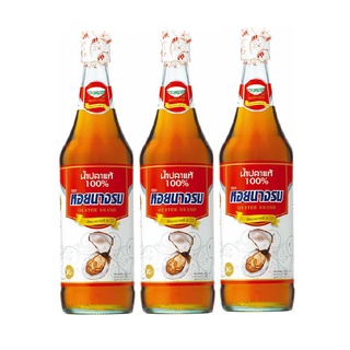 พร้อมส่ง! หอยนางรม น้ำปลา ขวดแก้ว 700 มล. x 3 ขวด Hoi Nang Rom Fish Sauce 700 ml x 3 Bottles