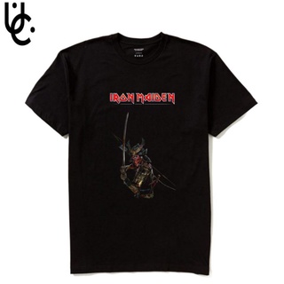 เสื้อยืดสีขาวเสื้อยืด ผ้าฝ้าย ขนาดใหญ่ พิมพ์ลายการ์ตูนอนิเมะ Iron maiden series สไตล์วินเทจ เรโทร 30s สําหรับผู้ชาย และผ