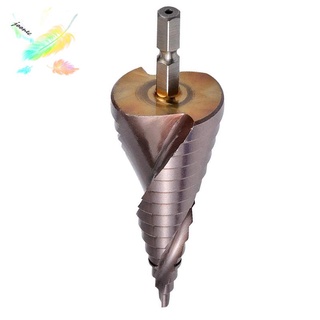 M35 Hss Co Step Drill Bits กรวยบิตเจาะไม้สแตนเลส 4-32 มม.