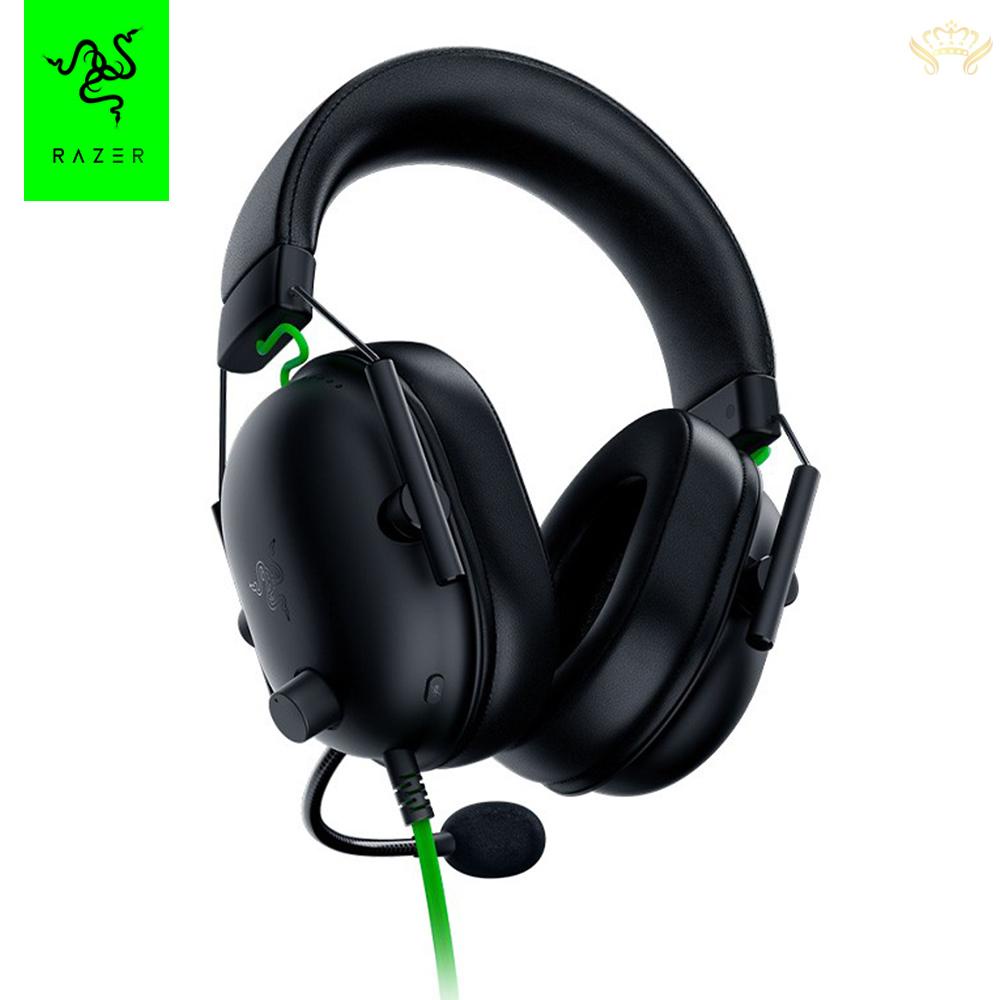 New Razer BlackShark V2 X Gaming Headset w/7.1 Surround Sound/ 50mm Drivers/Memory Foam Cushion Noise Cancelling Over Ear Headphones with Mic Compatible with PC/PS4/PS5/Nintendo Switch/Xbox One/Xbox Series X & S/Mobile
