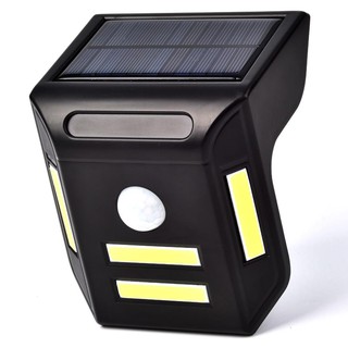 Exterior wall lights SOLAR POWERED WALL LIGHT RIN 216180401 4W DAYLIGHT External lamp Light bulb ไฟผนังภายนอก ไฟติดผนัง