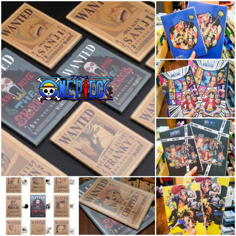 One Piece สมุด ปก PVC ขนาด A5: B5 สินค้าลิขสิทธิ์แท้ แบรนด์ M&G