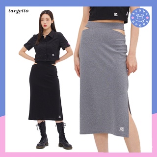 (พร้อมส่ง) กระโปรงยาว Targetto - SLIT LONG SKIRT