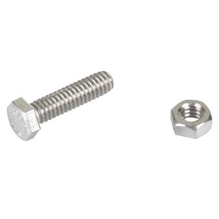 อุปกรณ์ยึดติด สกรูหัวหกเหลี่ยม FITT 1/4 นิ้วx1 นิ้ว Screws, Nuts &amp; Washers