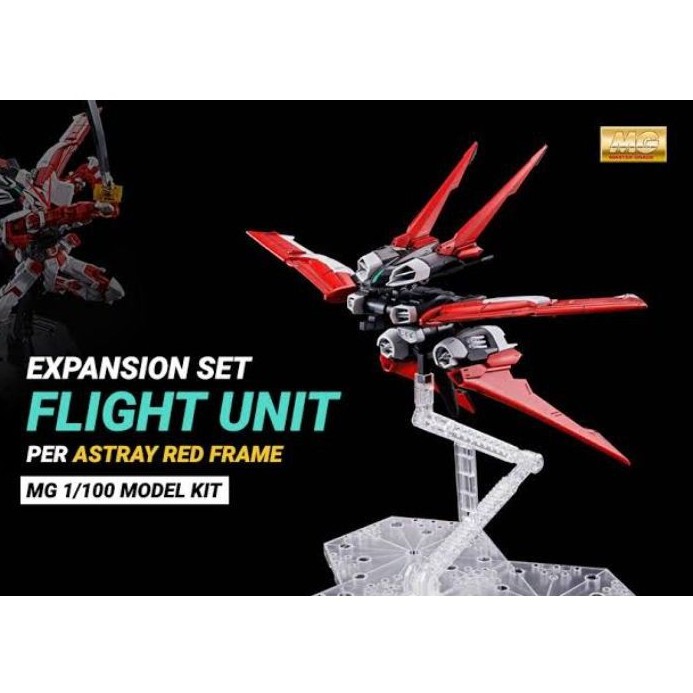 BANDAI - (MG) FLIGHT UNIT EXPANSION SET FOR GUNDAM ASTRAY RED FRAME (Model Plastic Kits) (กล่องมีตำหนินิดหน่อย)​