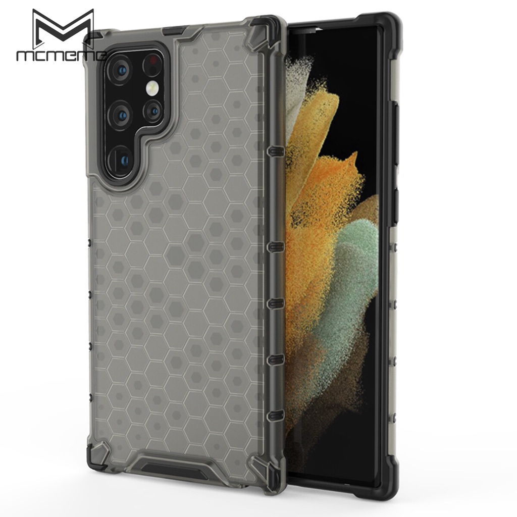 5 สีเคสกันกระแทก เคสใสรังผึ้ง Samsung Galaxy S25 S21 S20 Ultra S20+