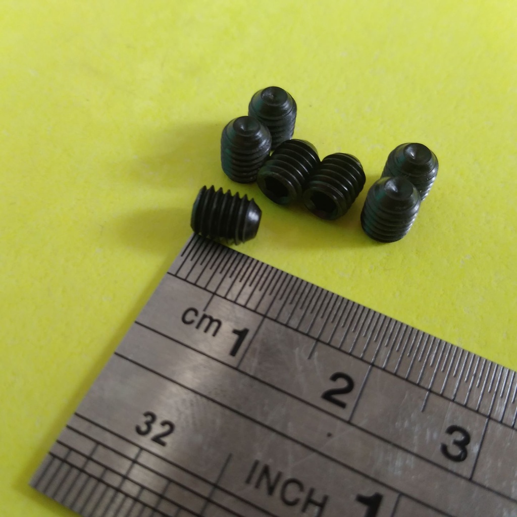 M5X6 เหล็กสีดํา EMBEDDED L-BOLT KEY L2.5 / L 2.5 / M5 X 6 STEEL EMBEDDED L-BOLT / M5X6 BLACK STEEL S