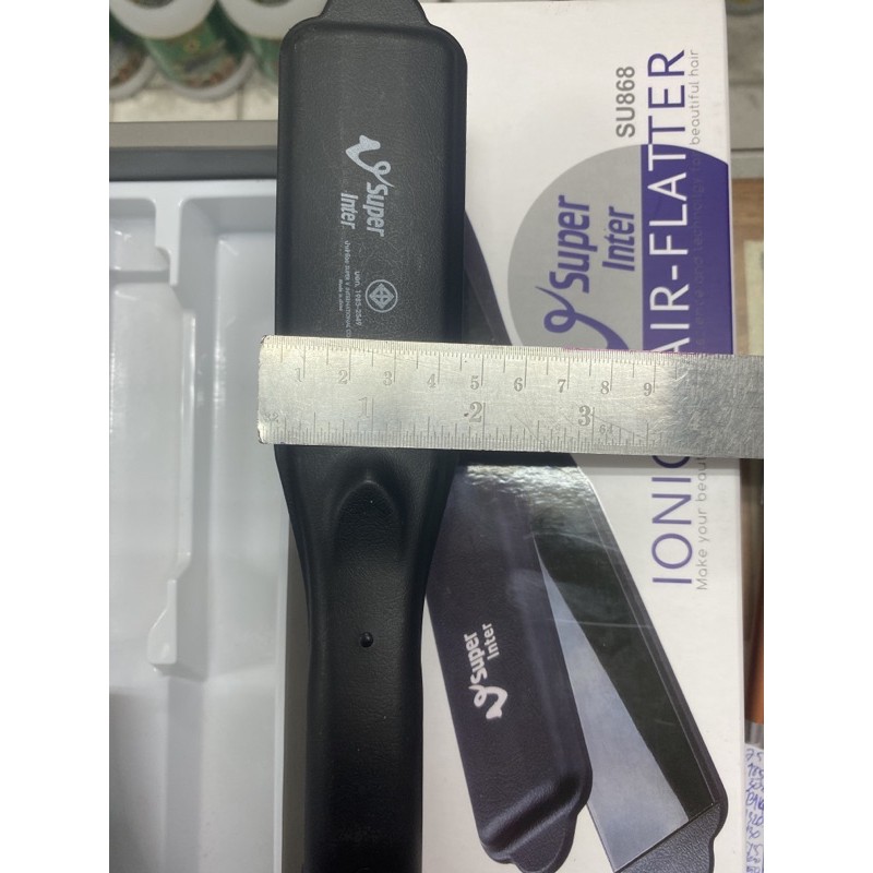 เครื่องหนีบผม Super V Inter ionic SU868 ไม่มีฟัน SU868 #แบบแผ่นเรียบ #ไม่มีซี่หวี ซุปเปอร์วี - รูปที่ 2