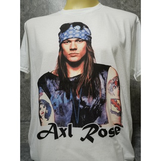 เสื้อวงนำเข้า Axl Rose Guns N Roses Dont Cry November Rain Slash Hard Rock Glam Metal Metallica AC/DC Style Vitage