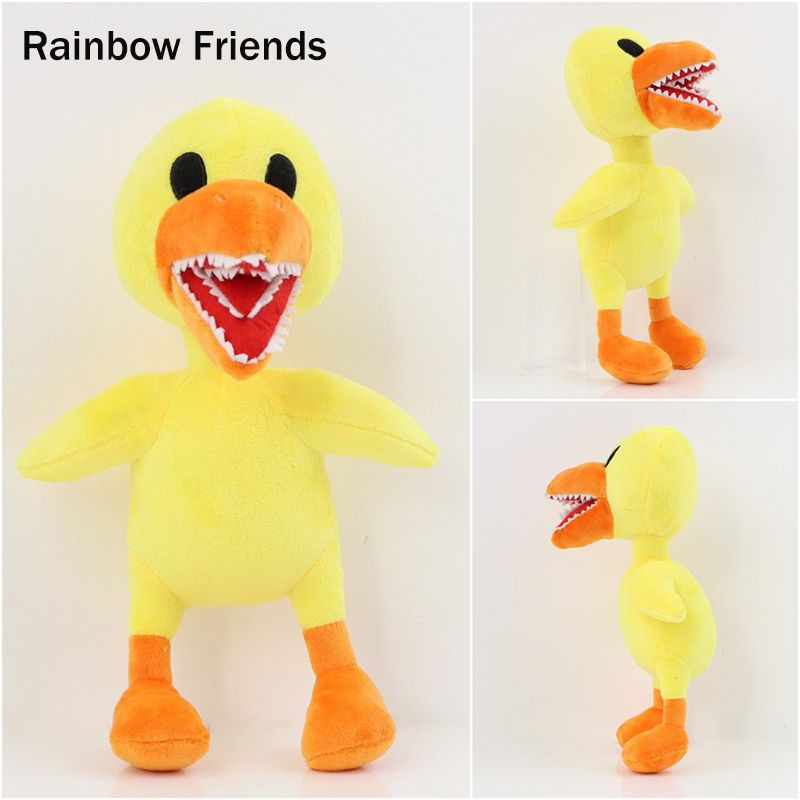 Cyan Rainbow Friends Plush Toy Yellow Pterosaur Rainbow Friends Chapter 2  Cartoon Character Soft Comfortable Plushie Doll Gift - AliExpress