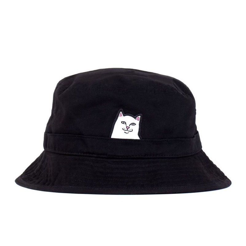 SLUM LTD - RIPNDIP SM22 Lord Nermal Bucket Hat Black