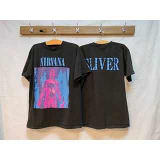 เสื้อยืดNirvana ผ้าฟอกเก่า