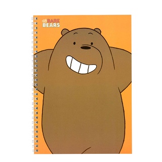 We Bare Bears สมุดริมห่วงB5 70แกรมคละลาย(70แผ่น)   WBB2004