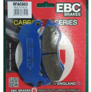 ผ้าเบรค EBC Brakes รุ่น Carbon / ผ้าหน้า PCX 125 150 ตัวเก่า , ZoomerX