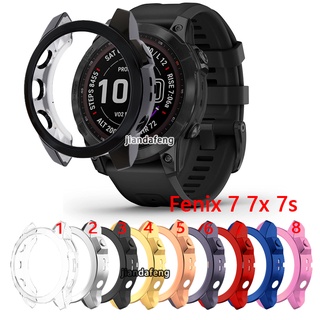 เคสป้องกัน TPU ไฟฟ้า เคสใส สําหรับ Garmin Fenix 7 7X 7S