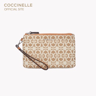 COCCINELLE NEW BEST JACQUARD Wristlet 19A033 กระเป๋าคล้องมือผู้หญิง