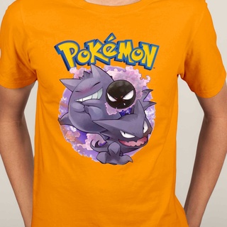 ✘₪Pokemon Shield Gastly Gengar Haunter eevee Pikachu Pokeball เสื้อยืดเด็กผู้ใหญ่ขนาดแขนสั้นผ้าฝ้าย Ready Stock ชุดลำลอง